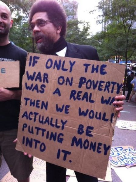 The only war worth fighting is the war on poverty